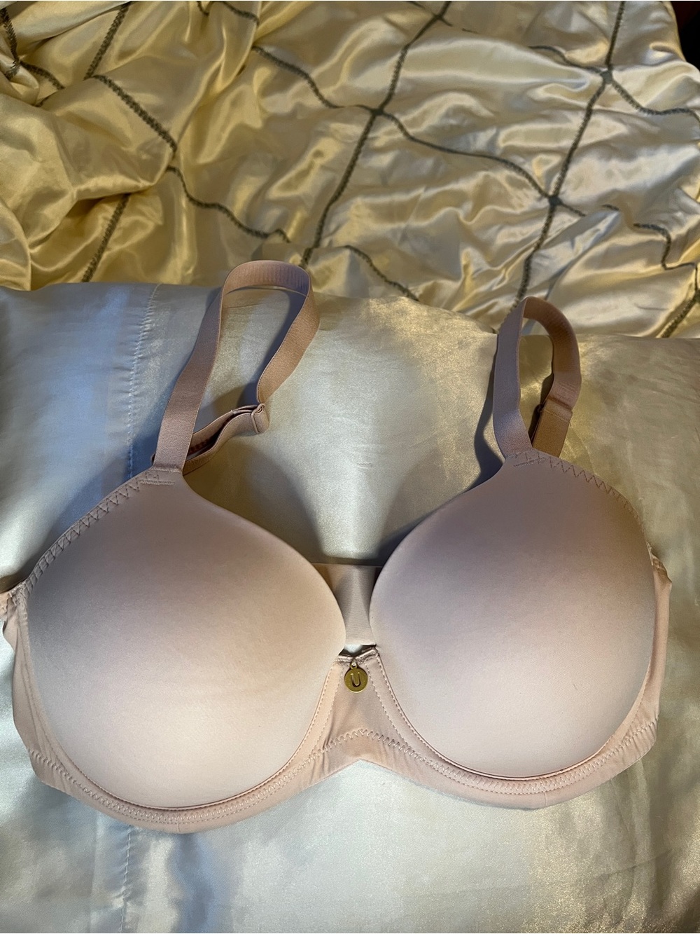 Seamless Light Blush Underwire T-Shirt Bra with Smooth Cups